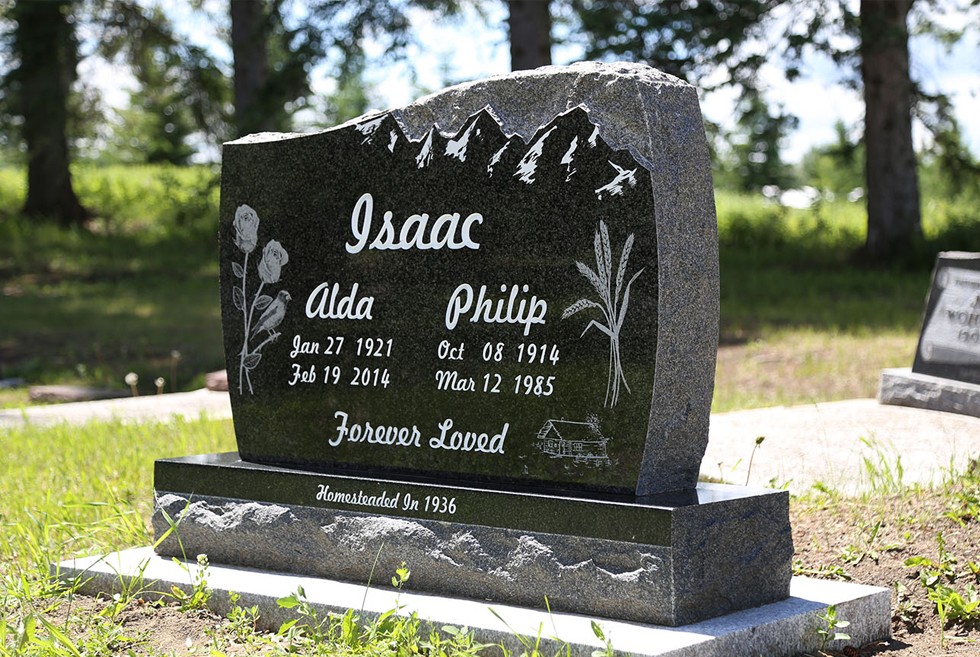 Homestead Memorials monument headstone gravestone